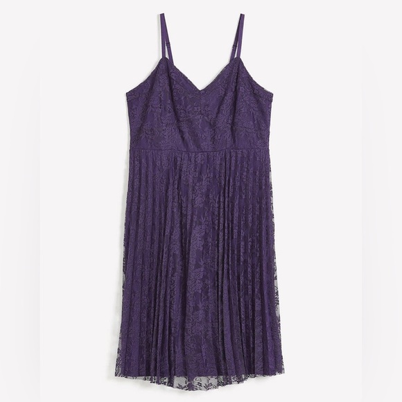 Addition Elle Lace Midi Dress with Pleated Skirt Size 24 NWT Cocktail Dress - Picture 4 of 15